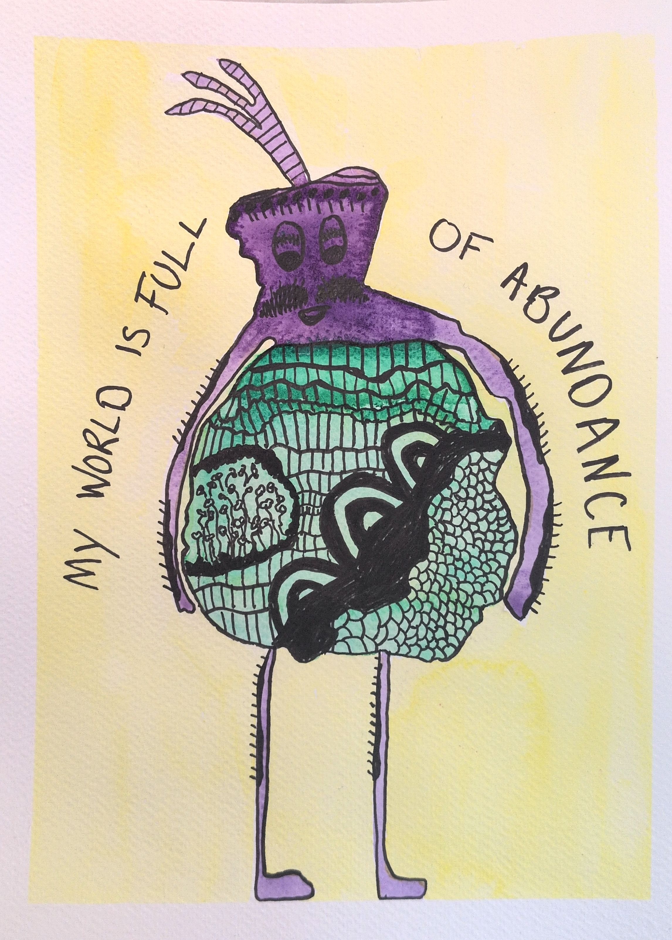 My world is full of abundance