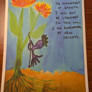 I Lean Into Discomfort (Print)
