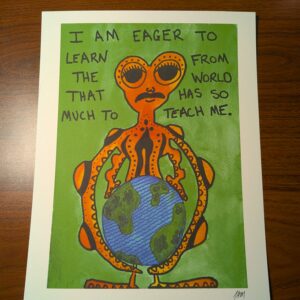 I Am Eager To Learn (Print)
